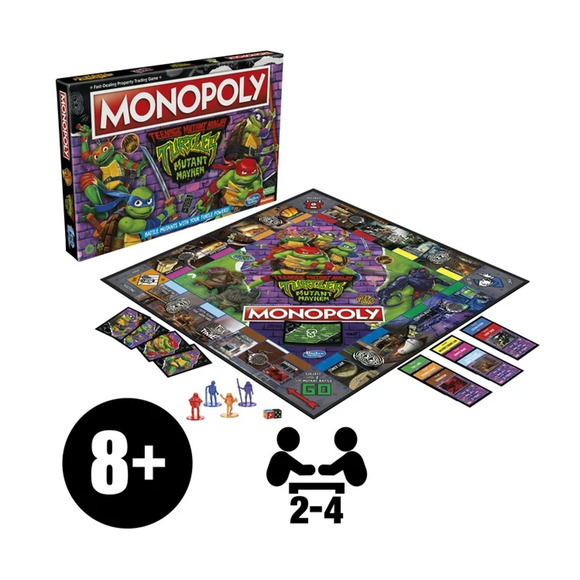 Teenage Mutant Ninja Turtles Monopoly NWT - Picture 5 of 6